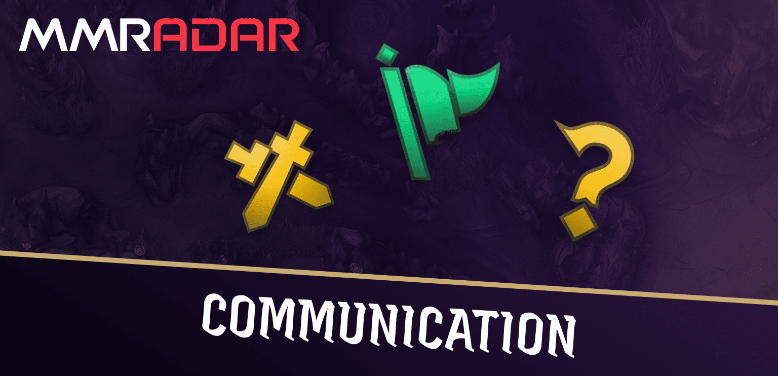 Communication ping icons including danger and assist
