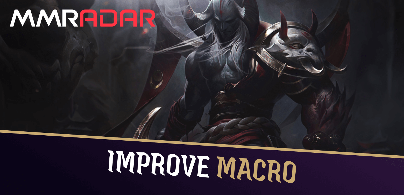 Aatrox champion with “Improve Macro” title