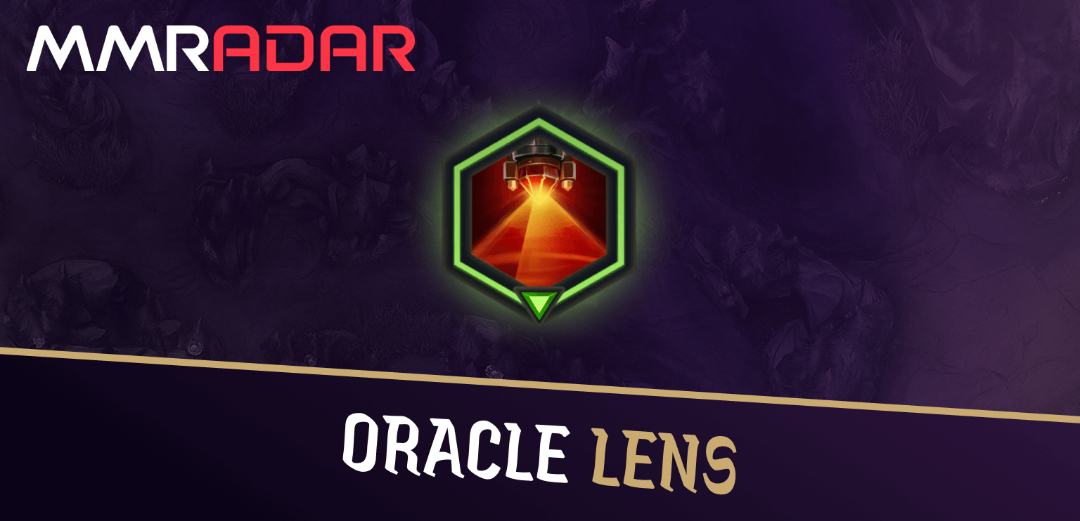 Oracle Lens icon on dark background